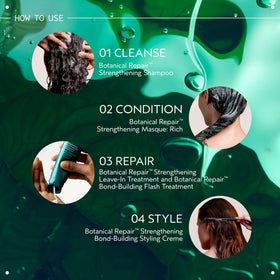 Aveda Botanical Repair Masque Rich formula with plant lipids and butters provides deeper nourishment.