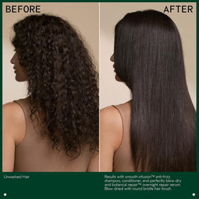 Aveda serum veil on hair protecting against friction