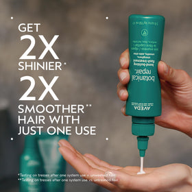 Aveda Botanical Repair quick-application scene for a 10-second strengthening moment