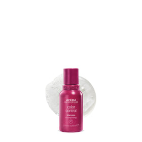 Aveda Color Control Light Shampoo bottle front highlights color protection for fine to medium hair.