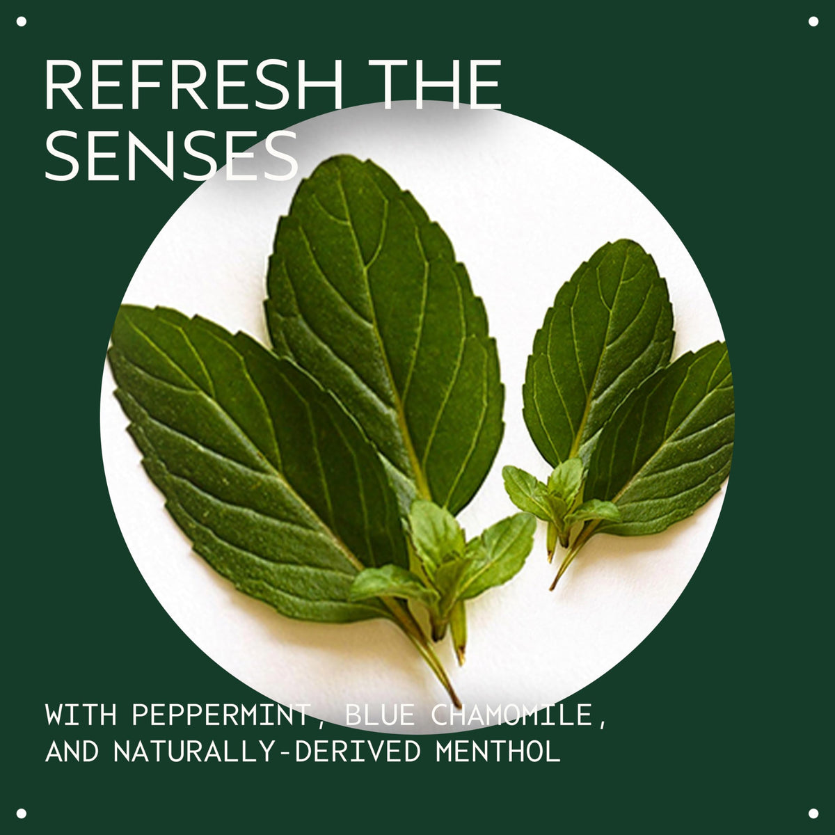Aveda Cooling Balancing Oil Concentrate applied to tense shoulder area for refreshing relief.