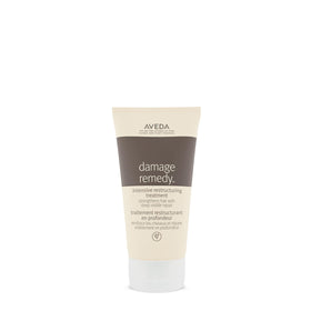 Aveda Damage Remedy Intensive bottle signaling deep repair for damaged hair.