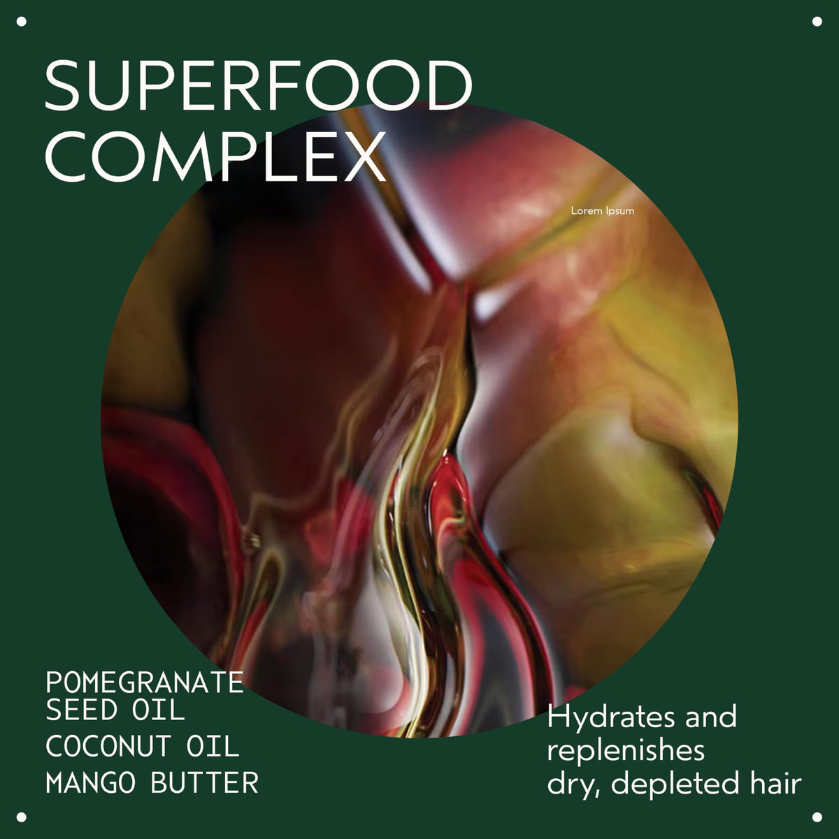 Dry hair textures welcomed by Nutriplenish hydration.