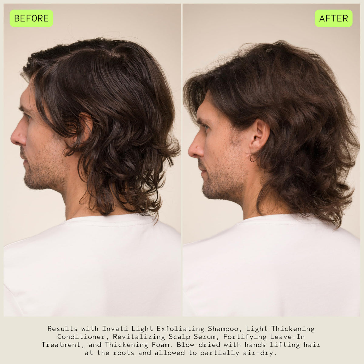 Aveda Invati Ultra Advanced Leave-In with system bottles; four-step kit on display.