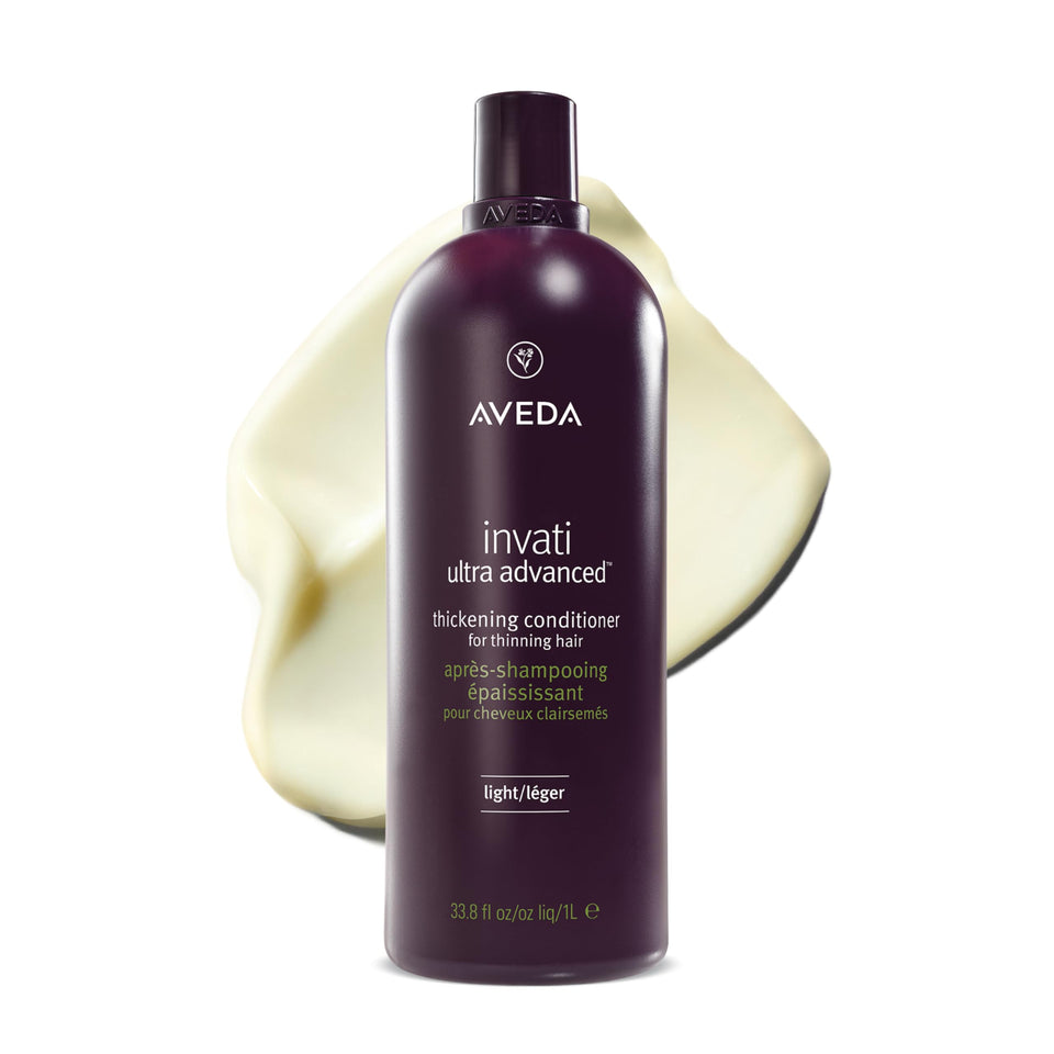Aveda Invati Ultra Advanced Thickening Conditioner Light bottle for detangling and thickening