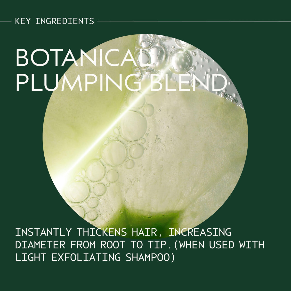 Texture of Aveda Invati Ultra Advanced Thickening Conditioner Light on hair