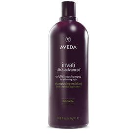 Aveda Invati Ultra Advanced Exfoliating Shampoo Rich bottle close-up for thinning hair