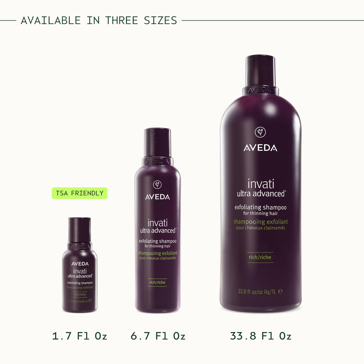 Aveda Invati Ultra Fortifying Leave-In Treatment portrait emphasizes hair protection.