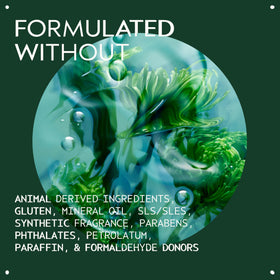 Aveda Men Pure-Formance spearmint infusion on skin for refreshing cooling.