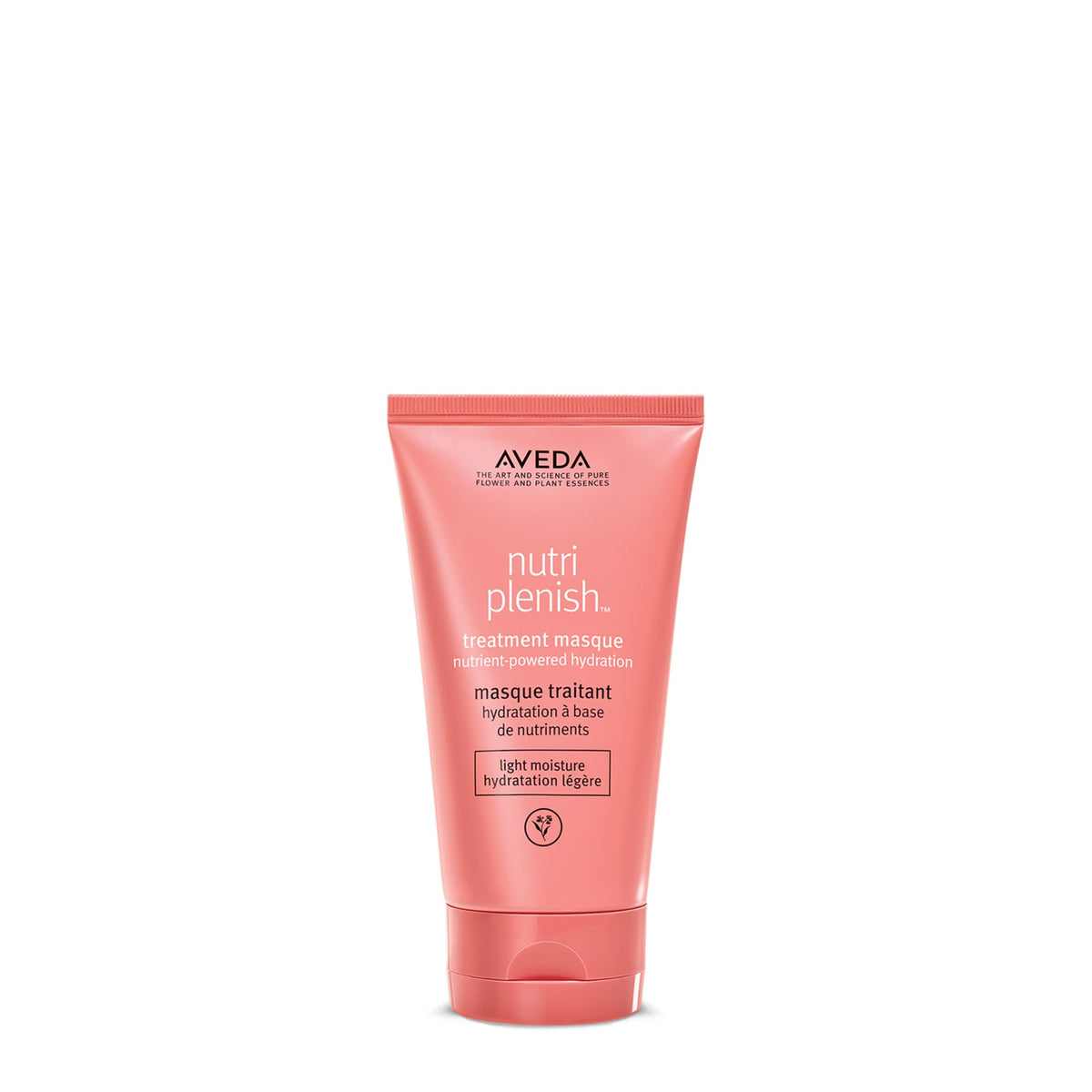 Aveda Nutriplenish light moisture bottle showing lightweight hydration for fine to medium hair