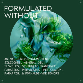 Application on face demonstrates even coverage with Aveda Pure-Formance Shave Cream.