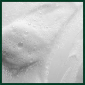 Aveda Scalp Solutions Balancing Shampoo beside neroli petals for a fresh scent.