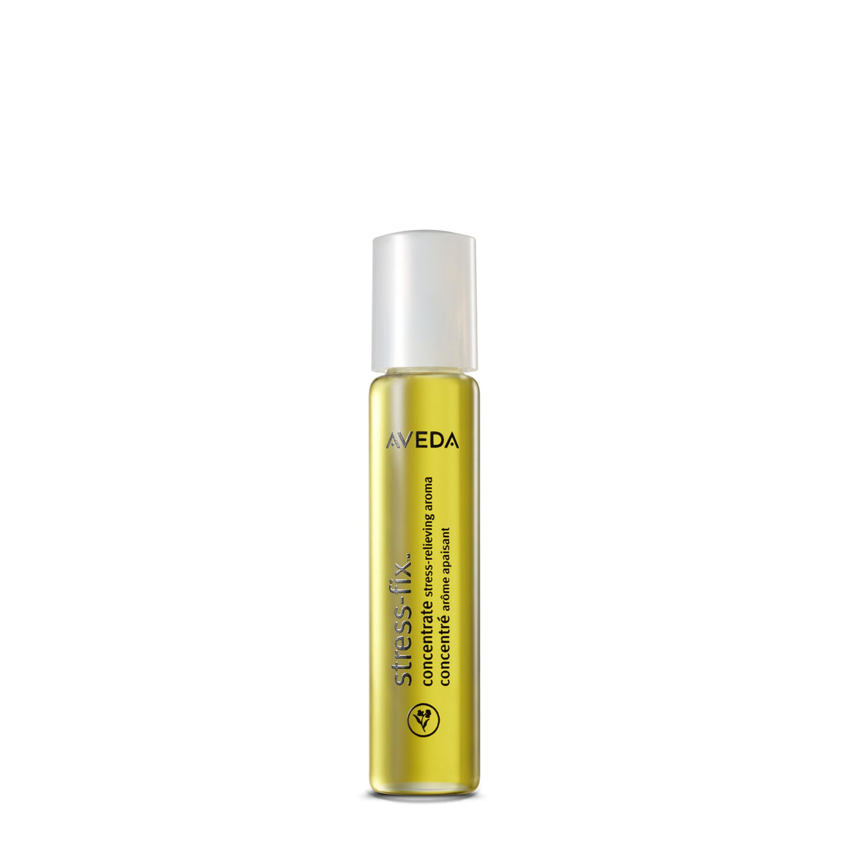 Aveda Stress-Fix Concentrate Rollerball targets pulse points for quick calming aroma.