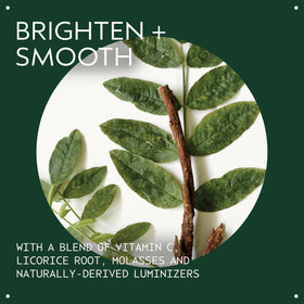 Aveda Tulasara Renewing Radiance Creme application image emphasizing smoothing of fine lines.