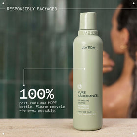 Vegan and cruelty-free certification icons with Aveda logo