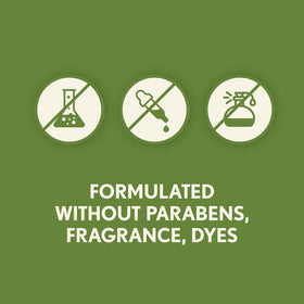Applying Aveeno body lotion for quick absorption and softness.
