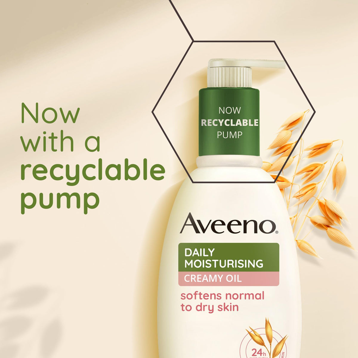 Product packaging image showcasing large 300 ml bottle for repeated use