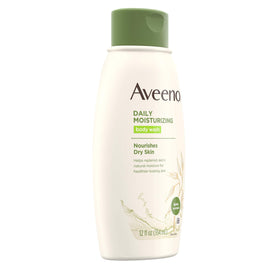 Close-up of Aveeno oatmeal formula for daily moisturization
