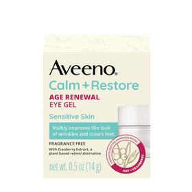 Close up of eye area after use suggests smoother looking skin