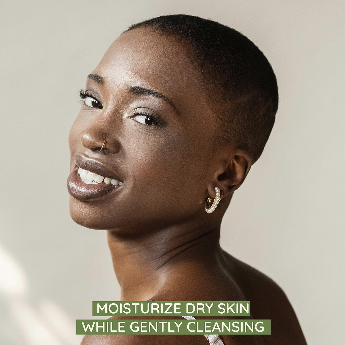 Aveeno Moisturizing Bar close-up highlights fragrance-free formula for sensitive skin.