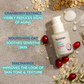 Aveeno oat ingredient detail highlights nourishing formula for skin comfort.