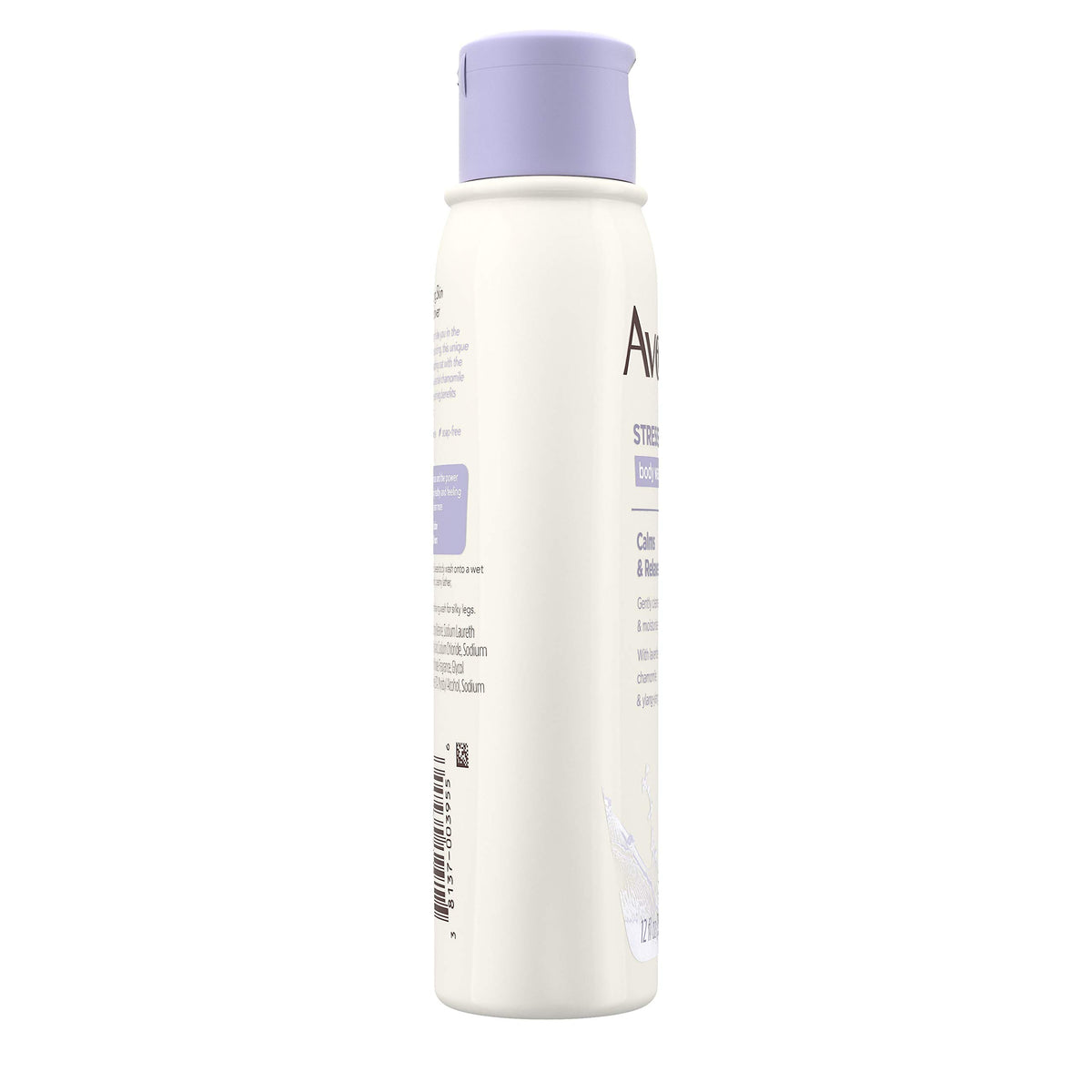 Aveeno Stress Relief shower scene evokes serenity during daily routines.