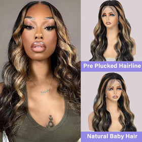 Aveiyce 1b/27 ombre lace-front wig, HD lace for invisible finish and comfort