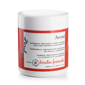 Avena Oat Extracts Keratin Intensive Treatment Mask jar close-up for nourishing shine