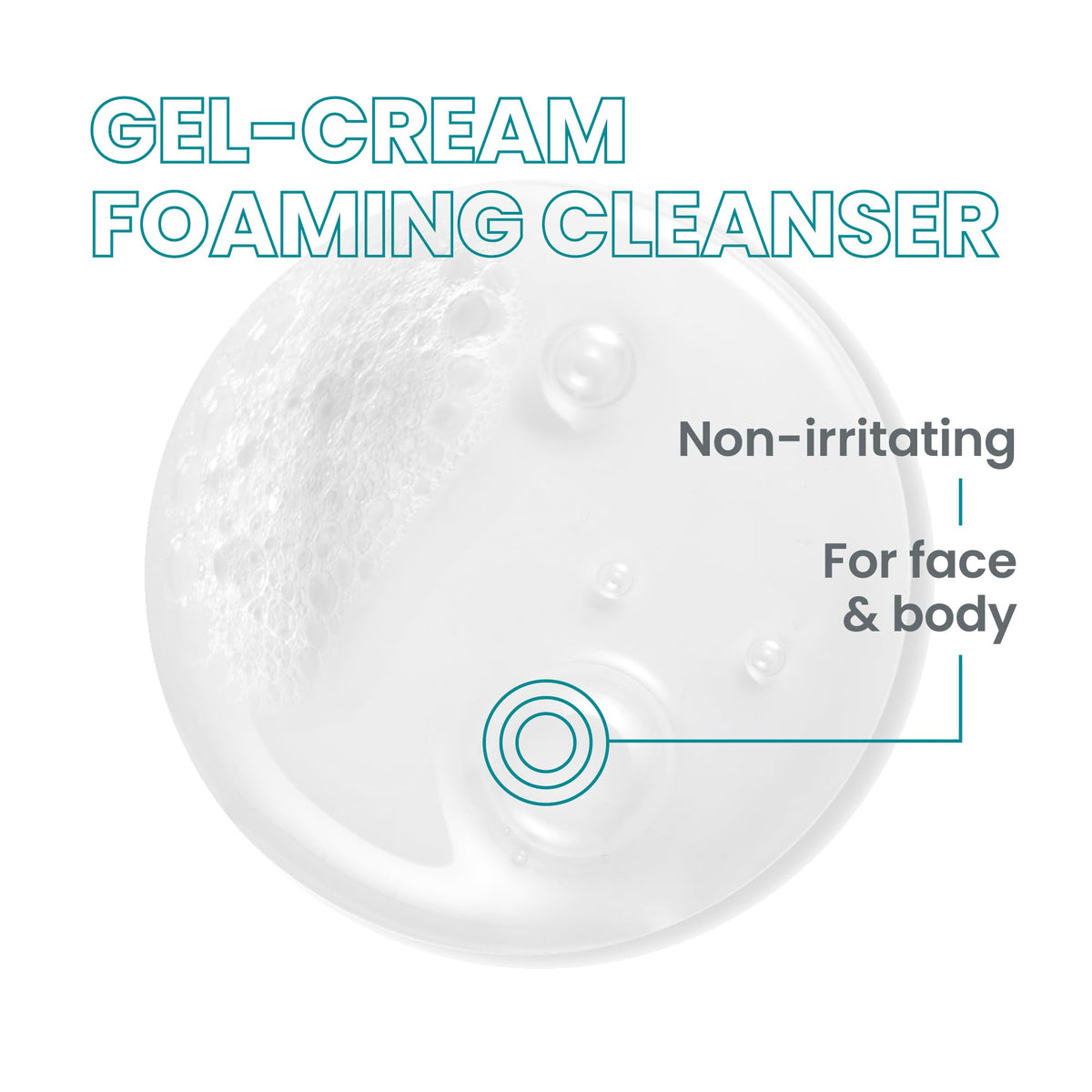 Avène Cleanance gel lather in hand illustrating gentle cleansing to clear pores