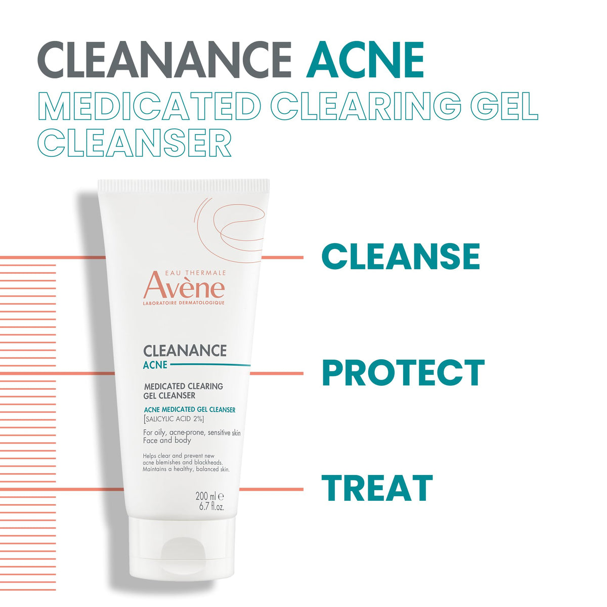 Avène Cleanance gel texture close-up demonstrating creamy, soothing cleanser for sensitive skin