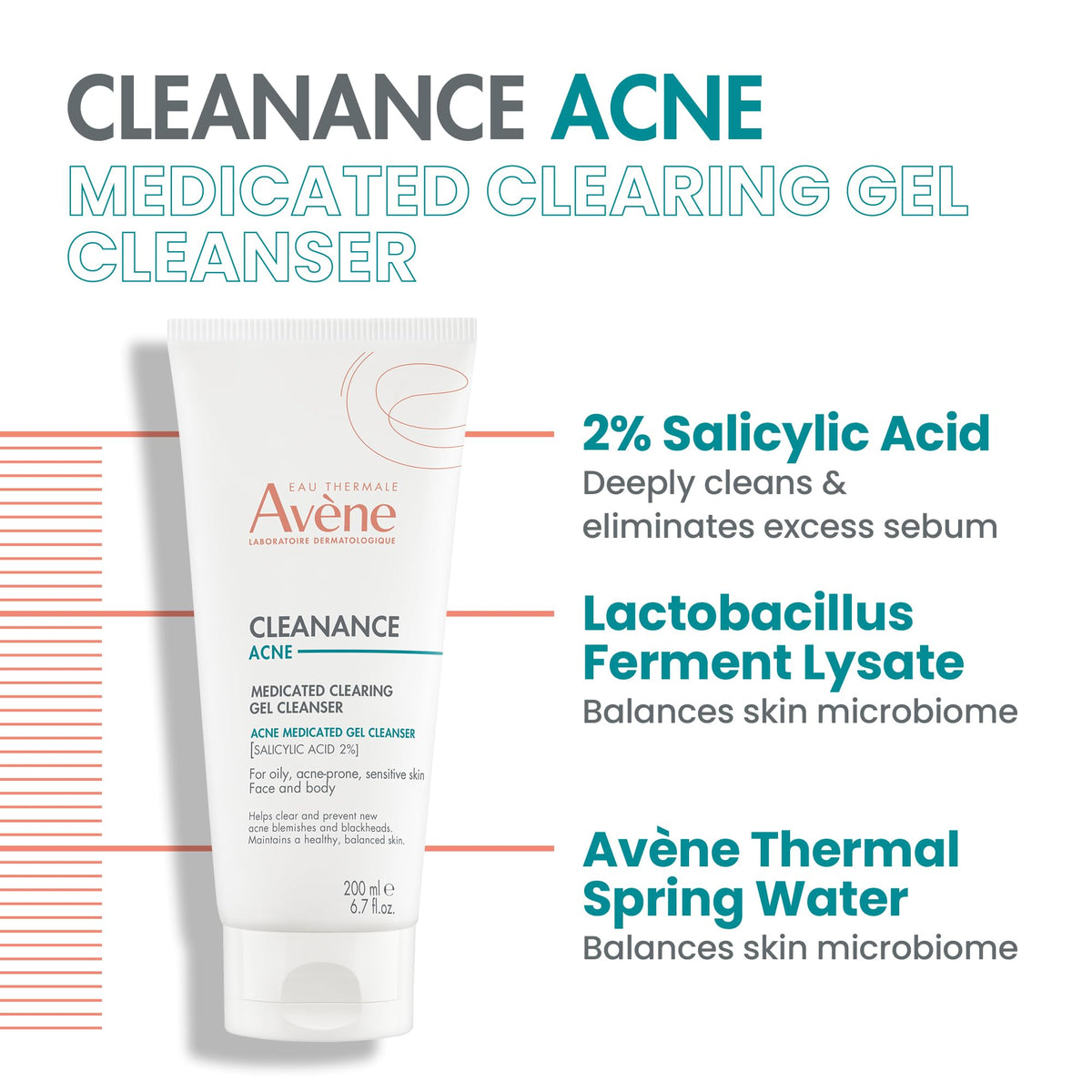 Avène Cleanance gel tube packaging highlighting size and daily use