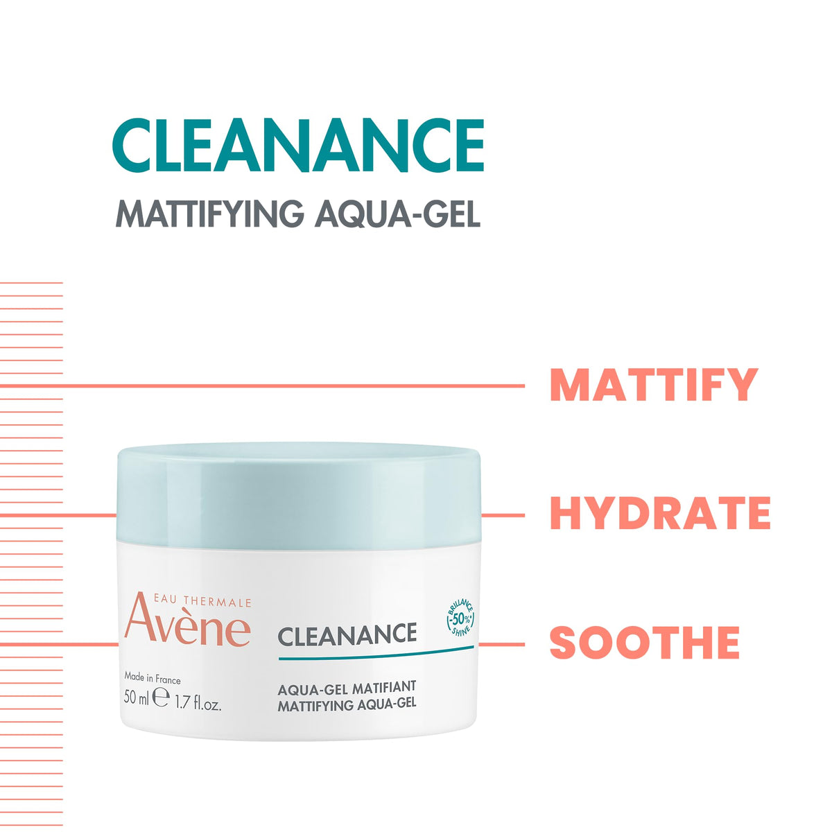 Avène Cleanance Aqua Cream-in-Gel 50ml dispensing action for quick daily use