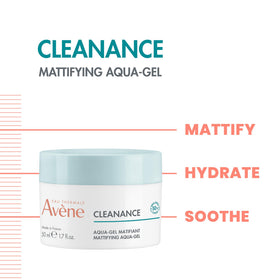 Avène Cleanance Aqua Cream-in-Gel 50ml dispensing action for quick daily use