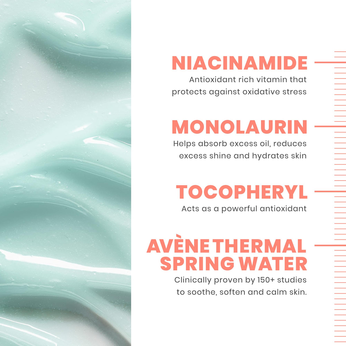 Avène Cleanance Aqua Cream-in-Gel 50ml on-face close-up shows smooth absorption