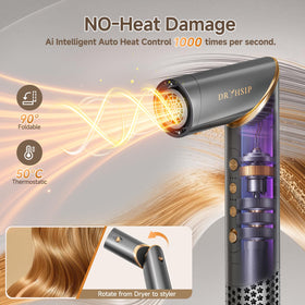 AVENHO double-sided mirror comb for texture and grip during styling
