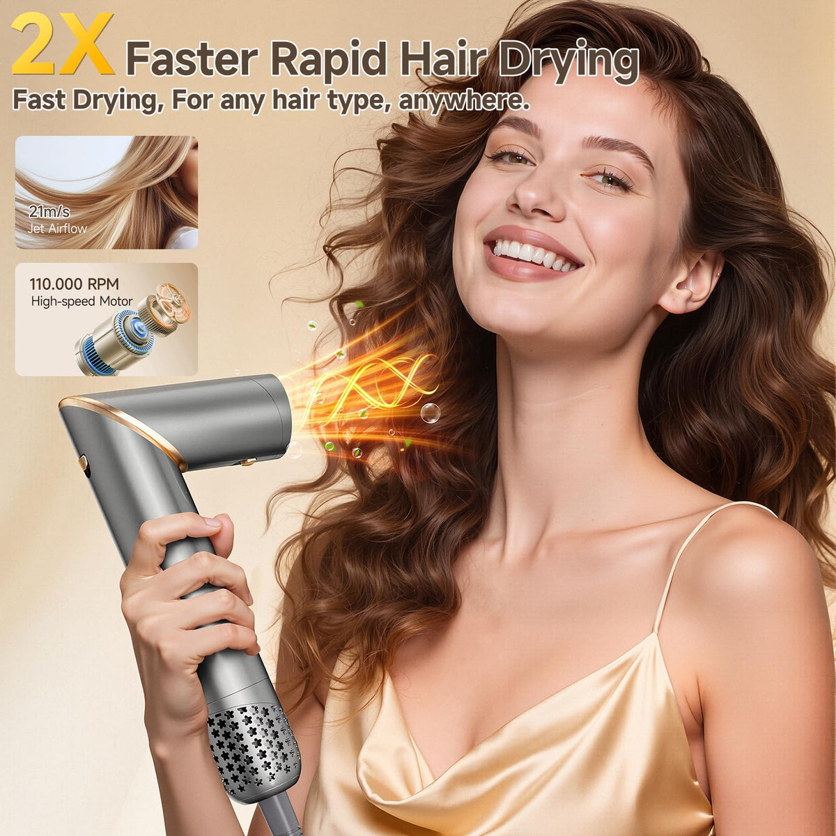 AVENHO smoothing comb taming frizz and adding shine