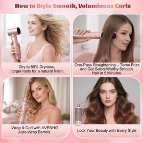AVENHO air curler wrap attachment for versatile curling options