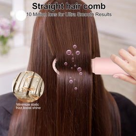 AVENHO negative ion technology reduces frizz for shinier, smoother hair.