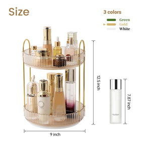Aveniee cosmetics and perfume storage keeps bottles organized