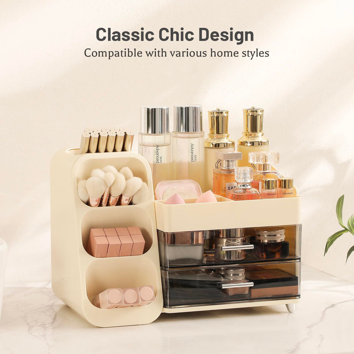 Height-free sections adapt to items of different sizes for flexible use.