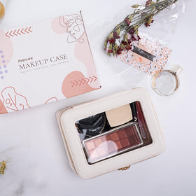 Aveniee Minimalist boxy design, elegant and practical makeup bag for daily use