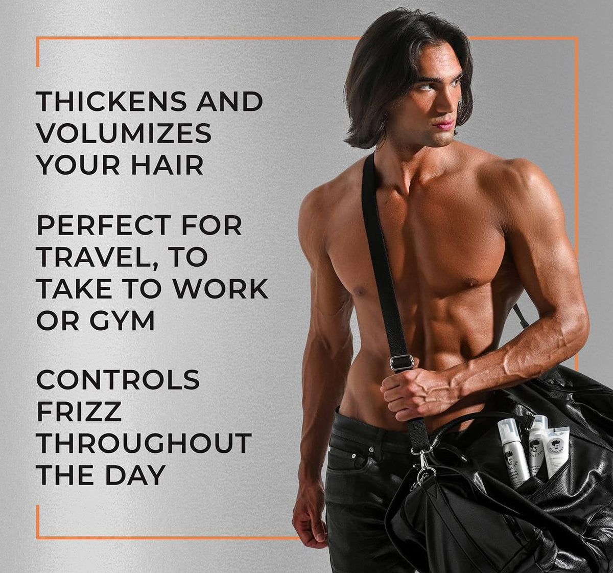 Avenue Man ingredients label highlights lemon peel and soy protein.