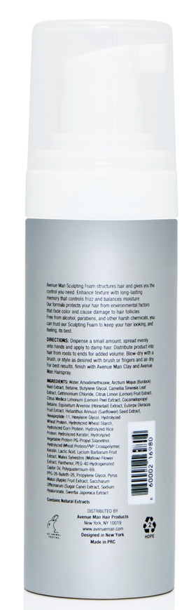 Avenue Man refill-cap illustration demonstrating refillable design.