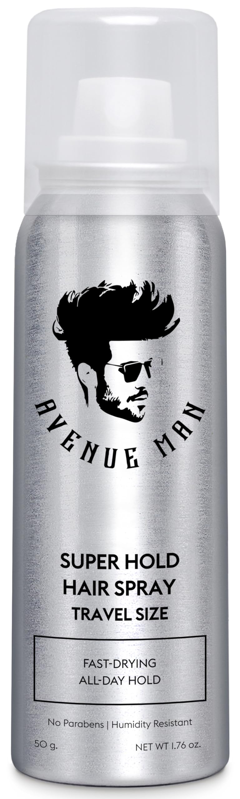Avenue Man Super Hold bottle pour demonstrating controlled application for all-day hold.