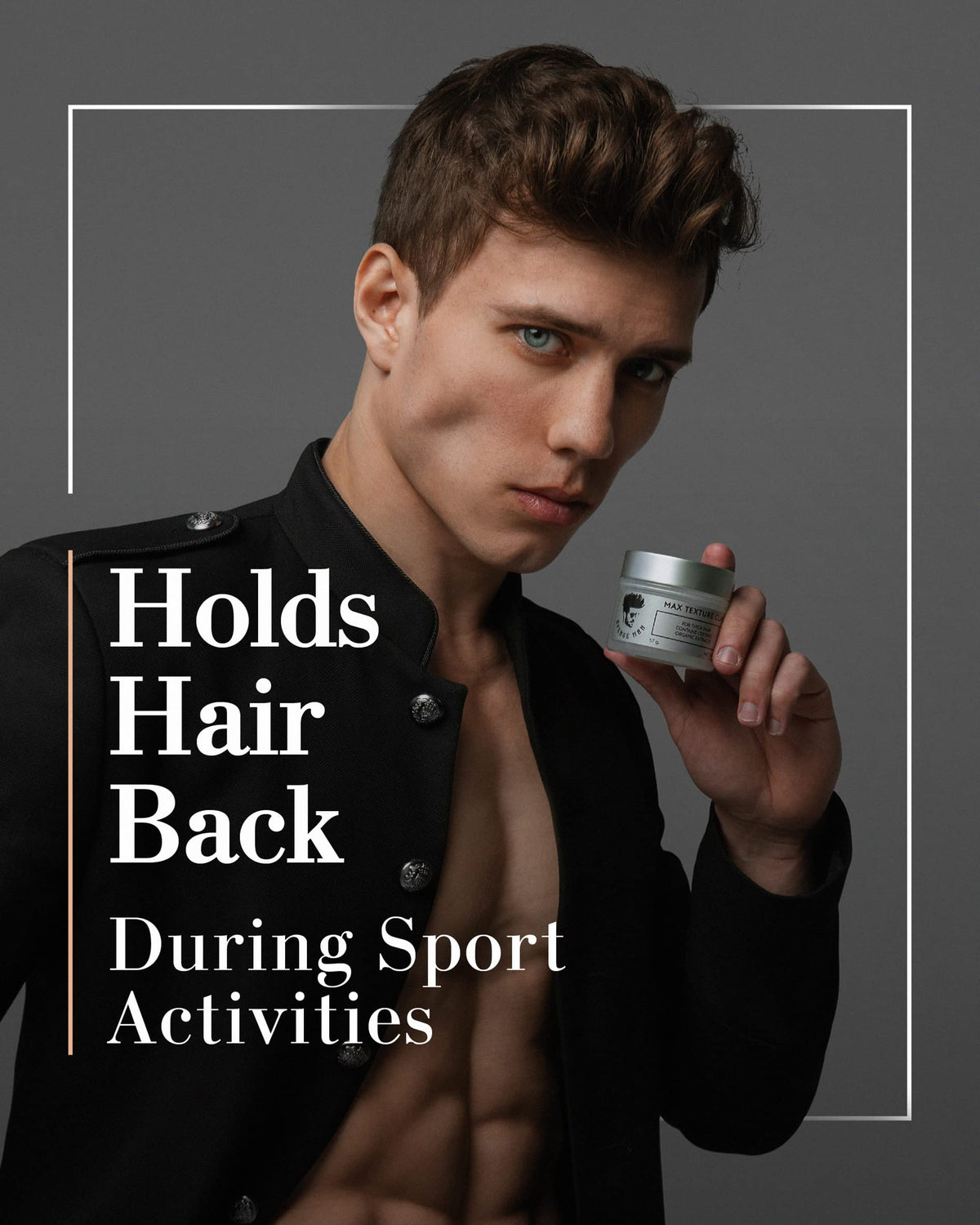 Avenue Man Texture Clay rinses clean for daily use and quick resets.