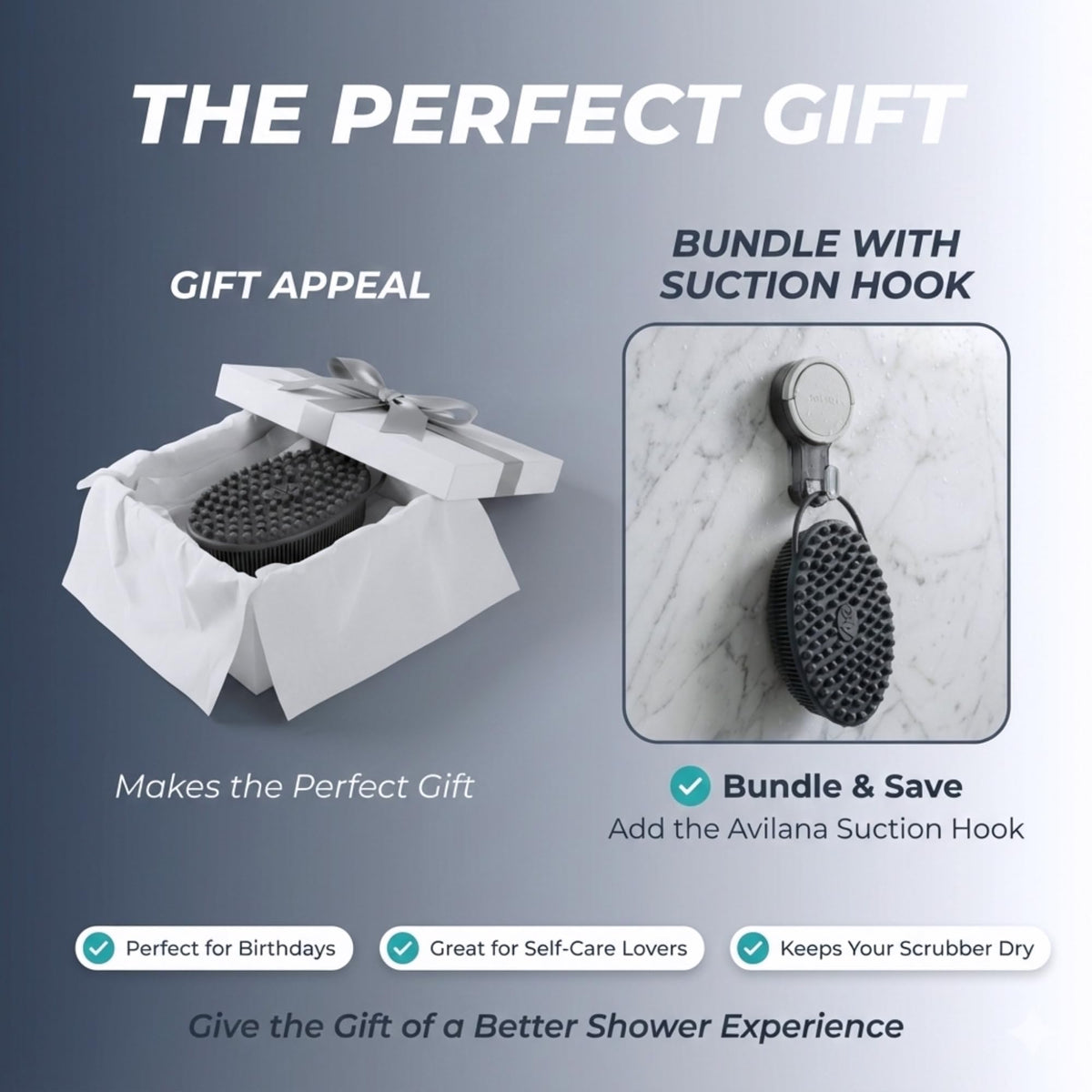 Gift-ready Avilana Silver Edition packaging signals premium exfoliation upgrade.