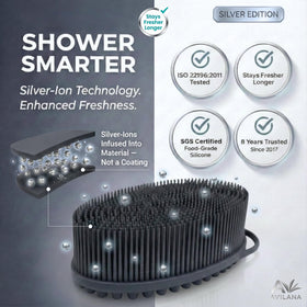 Avilana Silver Edition silicone surface shows ISO-tested freshness during use.