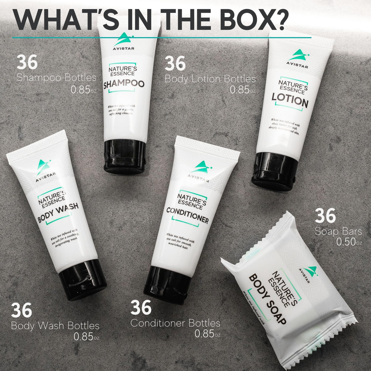 Avistar hotel body lotion bulk travel size for all-day moisture and comfort.