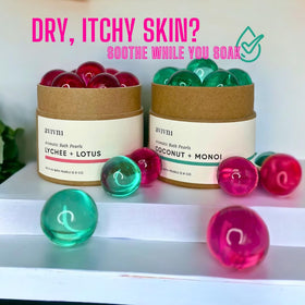 Avivni coconut Monoi oil blend nourishes skin with tropical notes.