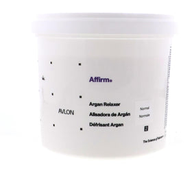 Avlon Affirm Creme Relaxer Original 4lb label emphasizes directions for consistent results.